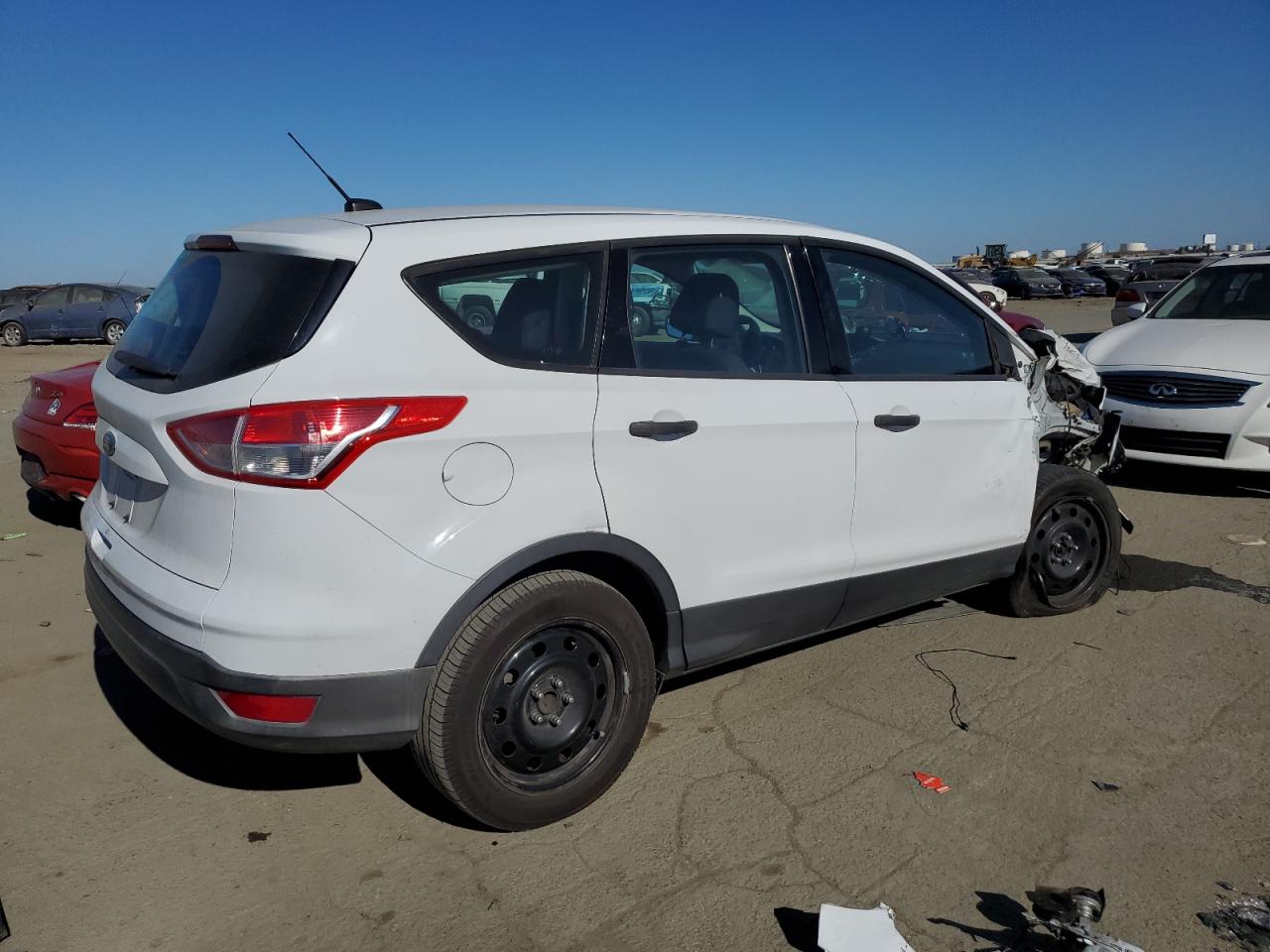 2013 Ford Escape VIN 1FMCU0F79DUB08746 Copart auction photo, front end / side damage thumbnail 3