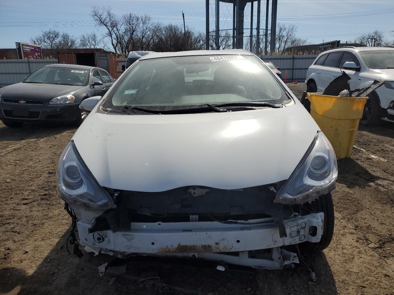 2016 Toyota Prius VIN JTDKDTB31G1126703 Copart auction photo, front end / rear end damage thumbnail 5