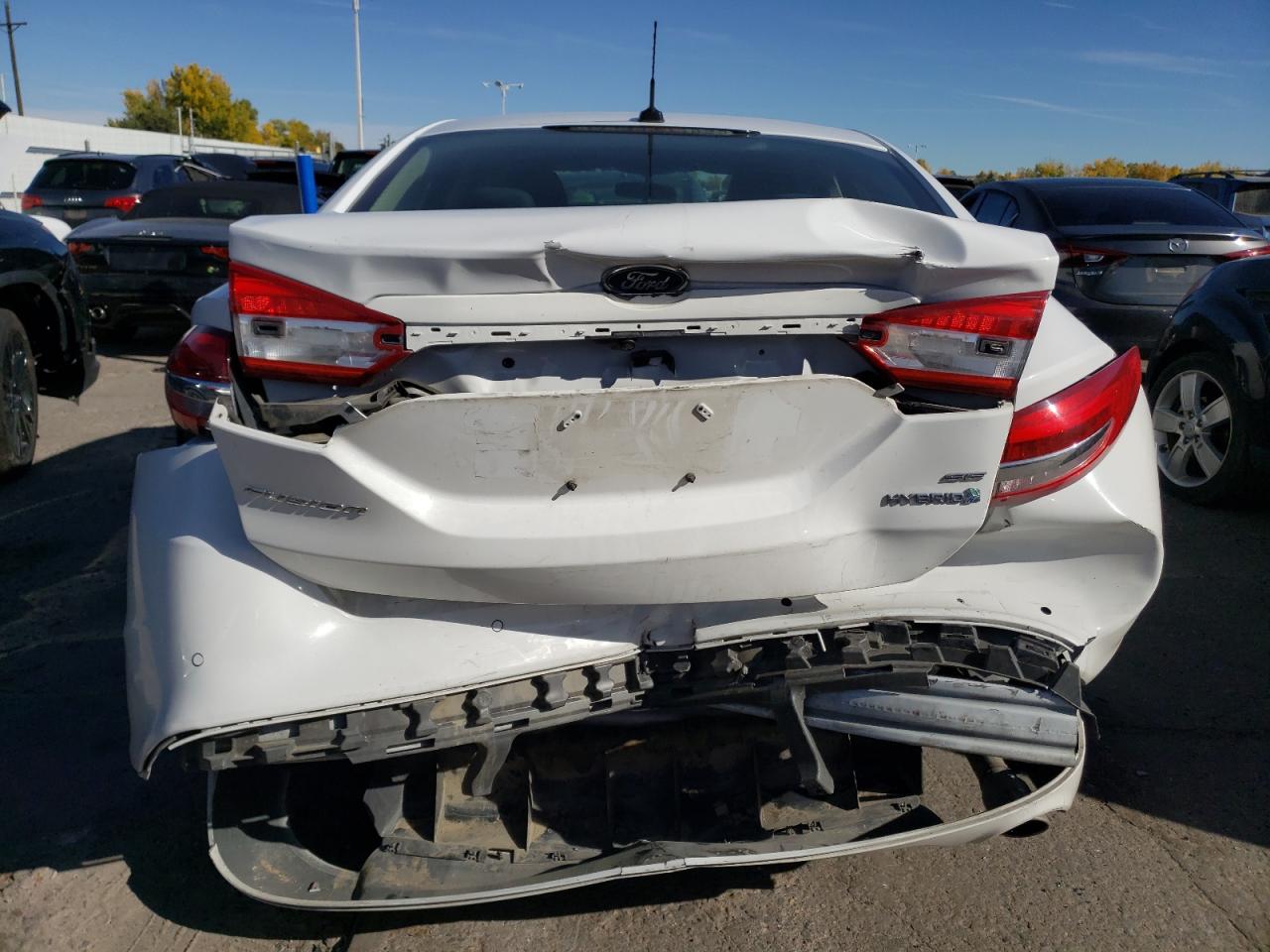 2018 Ford Fusion VIN 3FA6P0LUXJR274530 Copart auction photo, rear end / front end damage thumbnail 6