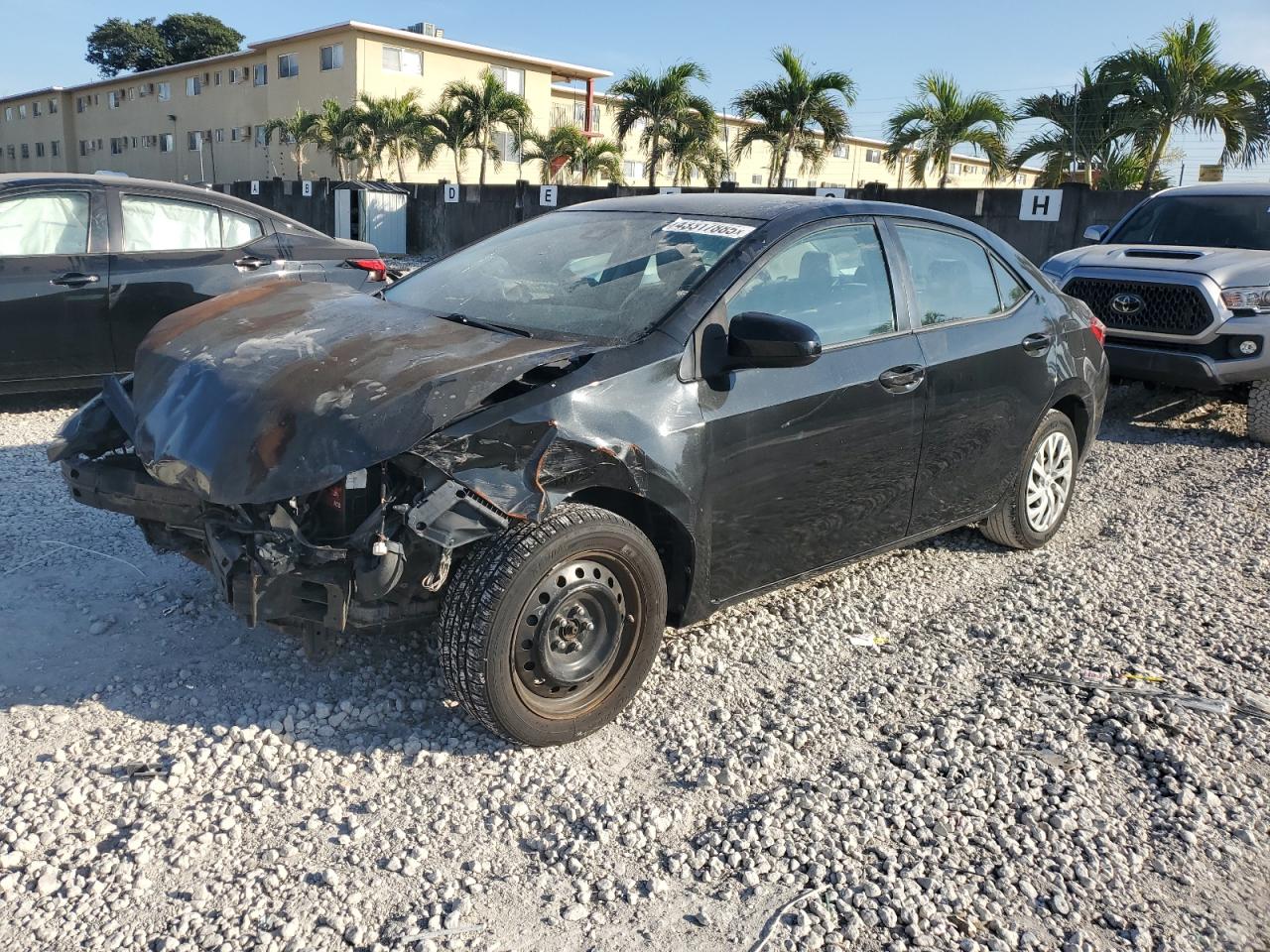 2018 Toyota Corolla VIN 2T1BURHE7JC072662