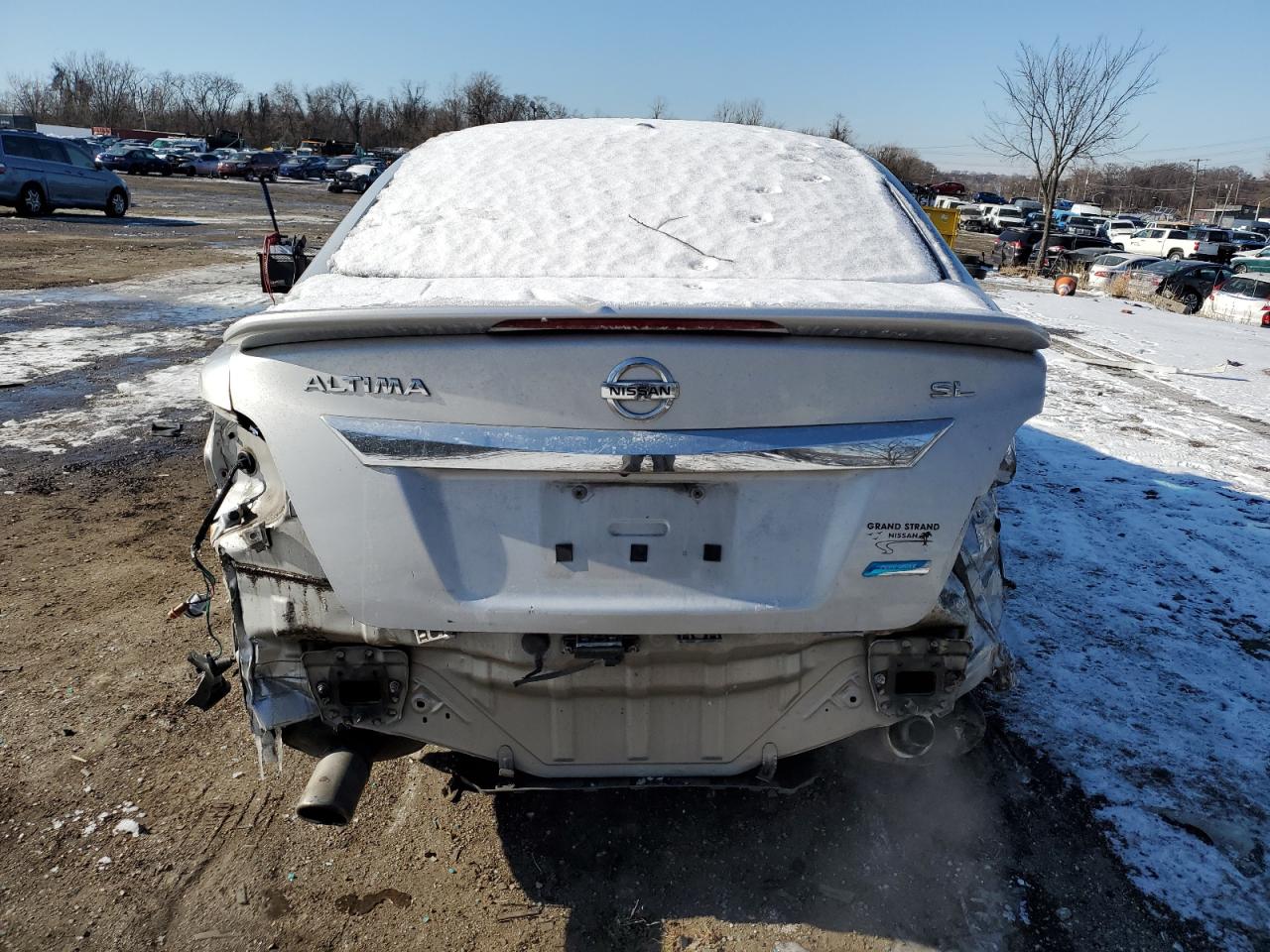 2013 Nissan Altima VIN 1N4AL3AP6DN444698 Copart auction photo, rear end / front end damage thumbnail 6