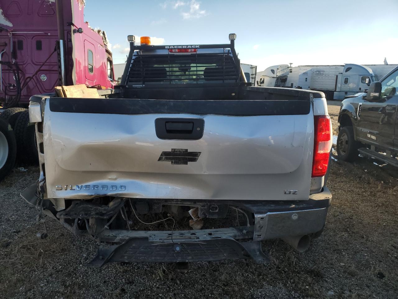 2012 Chevrolet Silverado VIN 1GC4K1C89CF164044 Copart auction photo, rear end damage thumbnail 6