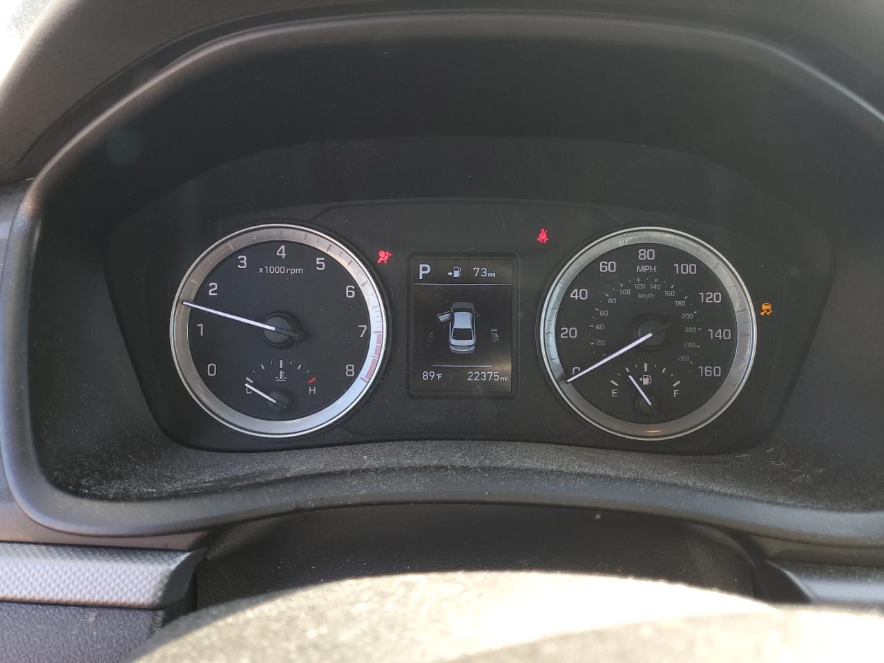 2019 Hyundai Sonata VIN 5NPE24AF4KH817794 Copart auction photo, side / front end damage thumbnail 9