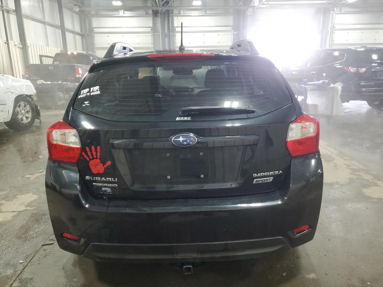 2016 Subaru Impreza VIN JF1GPAP64G8285569 Copart auction photo, front end damage thumbnail 6