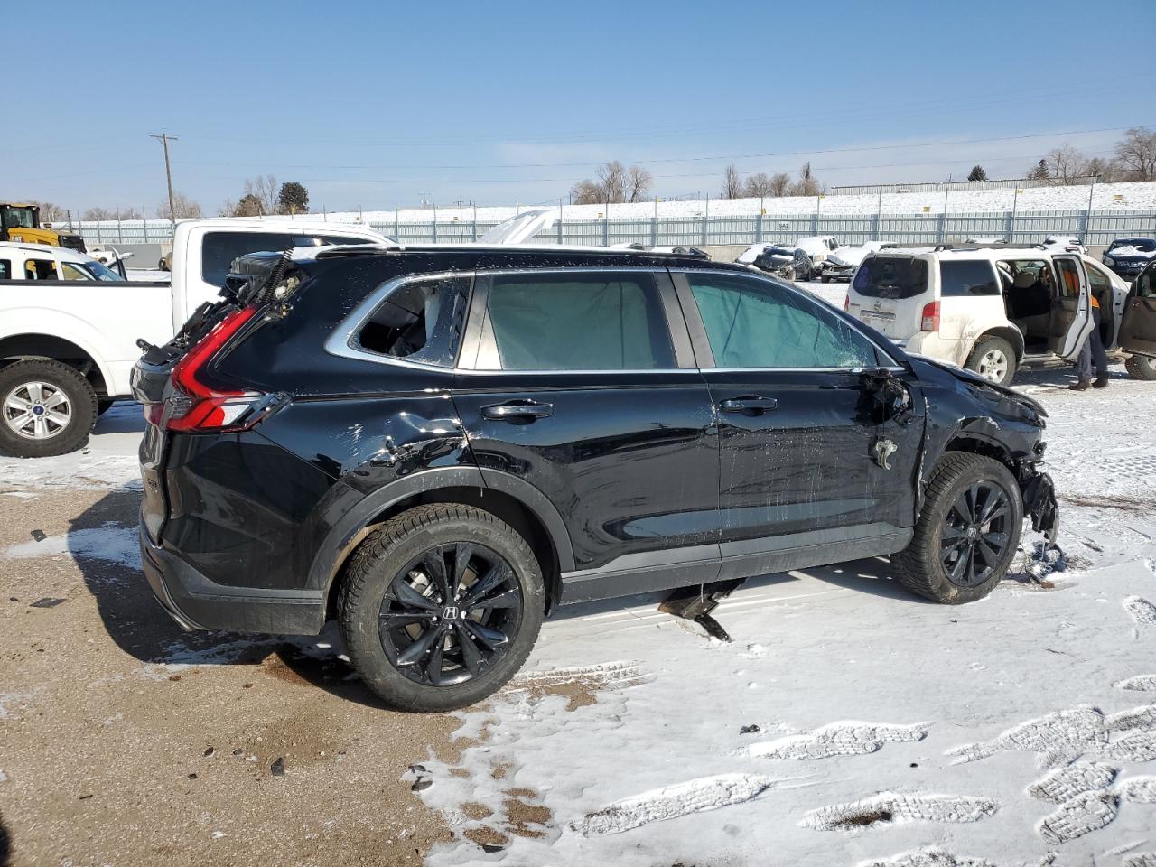 2023 Honda CR-V VIN 2HKRS6H9XPH802740 Copart auction photo, front end / rear end damage thumbnail 3