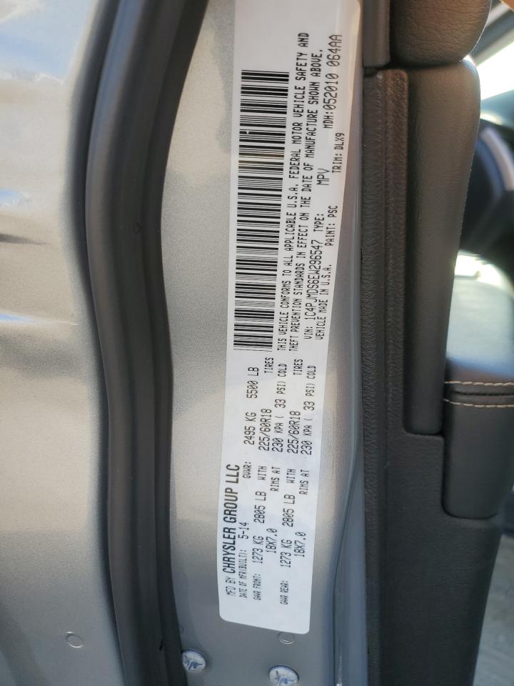2014 Jeep Grand Cherokee VIN 1C4PJMDS6EW296547 Copart auction photo, front end / minor dent/scratches damage thumbnail 13