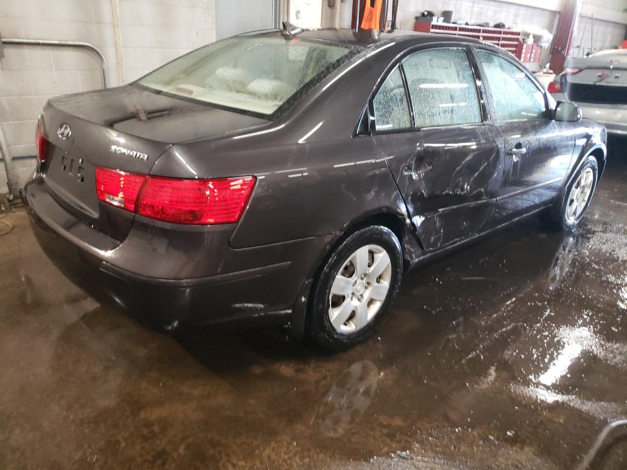 2009 Hyundai Sonata VIN 5NPET46C49H530302 Copart auction photo, side / minor dent/scratches damage thumbnail 3