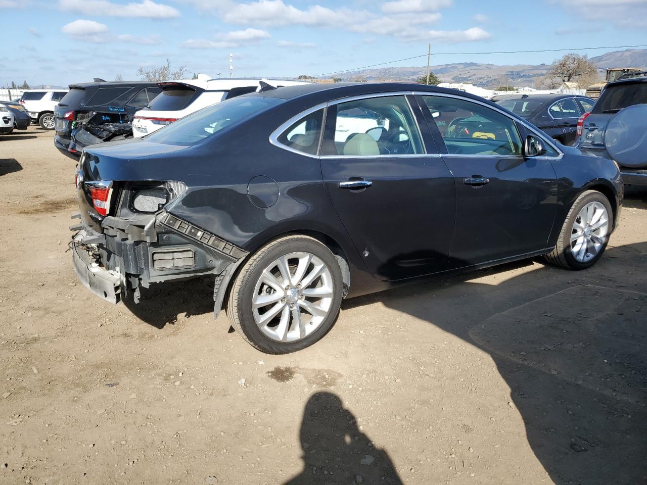 2013 Buick Verano VIN 1G4PP5SK8D4163964 Copart auction photo, rear end damage thumbnail 3
