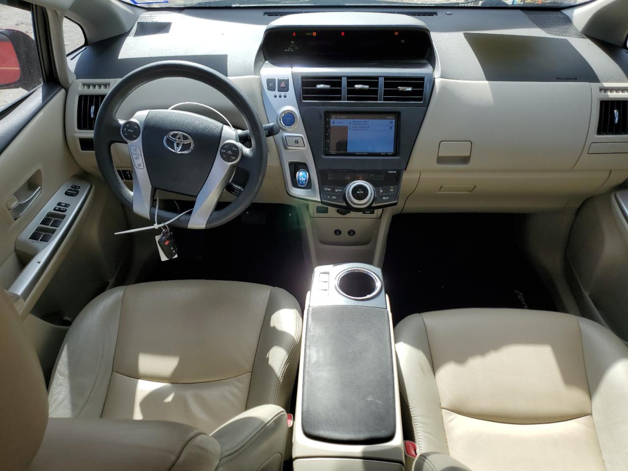 2014 Toyota Prius VIN JTDZN3EU9EJ012431 Copart auction photo, side damage thumbnail 8