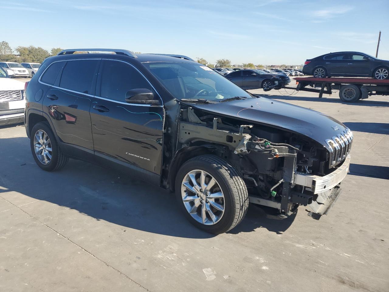 2015 Jeep Grand Cherokee VIN 1C4PJLDBXFW531530 Copart auction photo, front end damage thumbnail 4