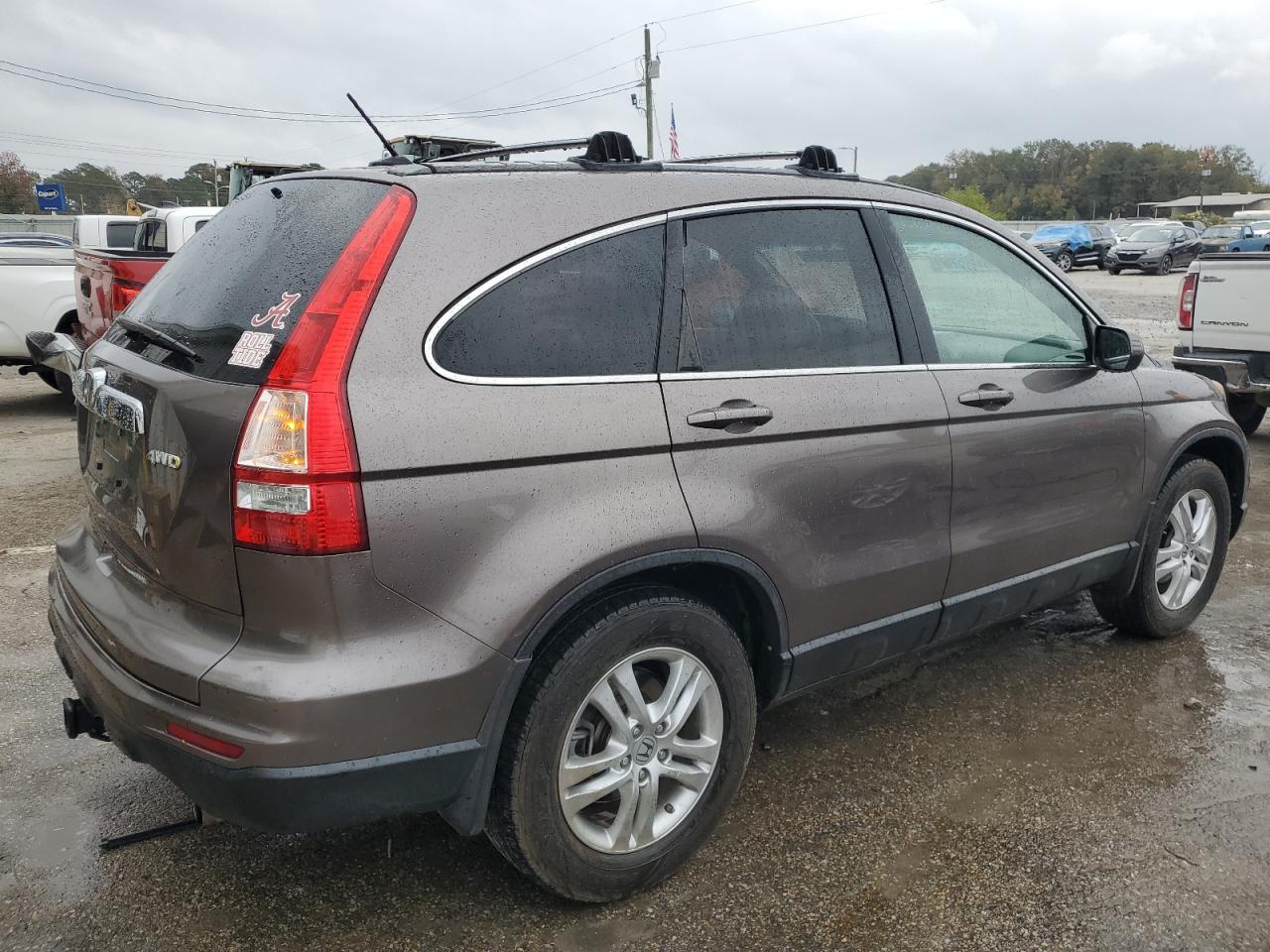 2011 Honda CR-V VIN 5J6RE4H78BL016377 Copart auction photo, front end / side damage thumbnail 3
