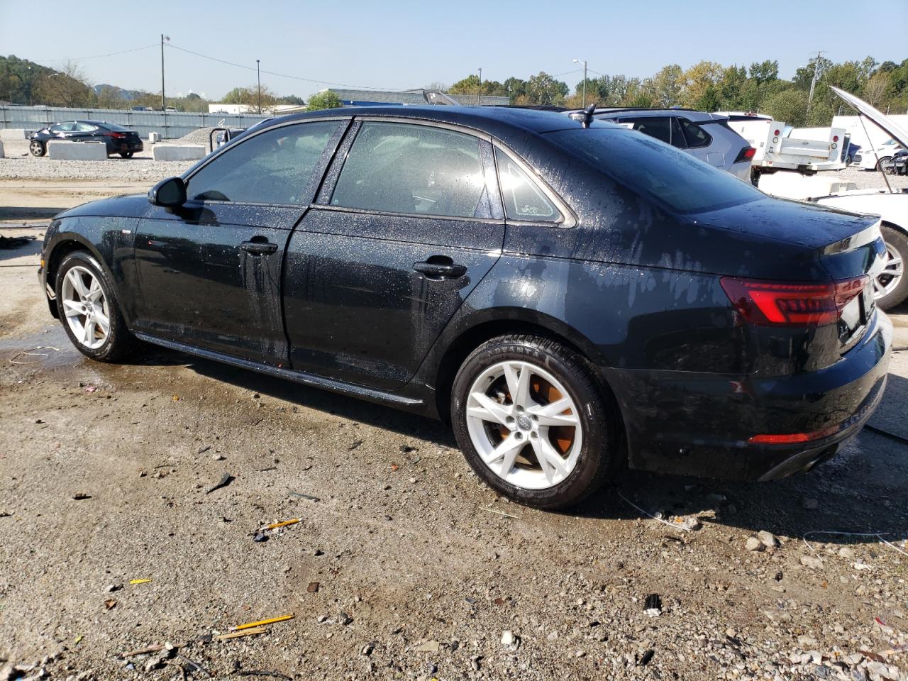 2018 Audi A4 VIN WAUDNAF49JA119435 Copart auction photo, side damage thumbnail 2