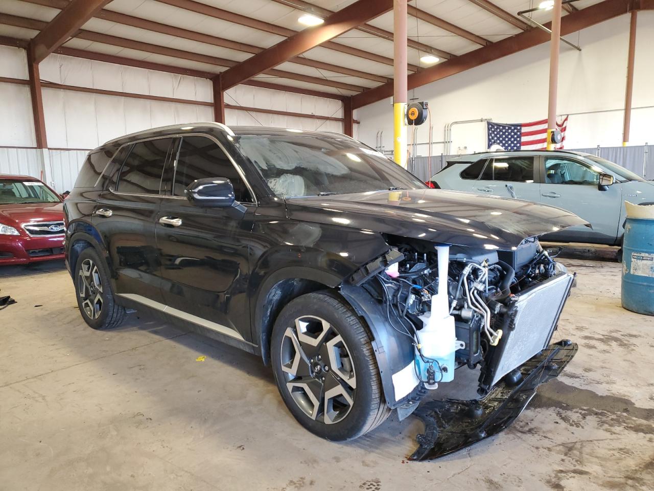 2024 Hyundai Palisade VIN KM8R4DGEXRU803016 Copart auction photo, front end damage thumbnail 4