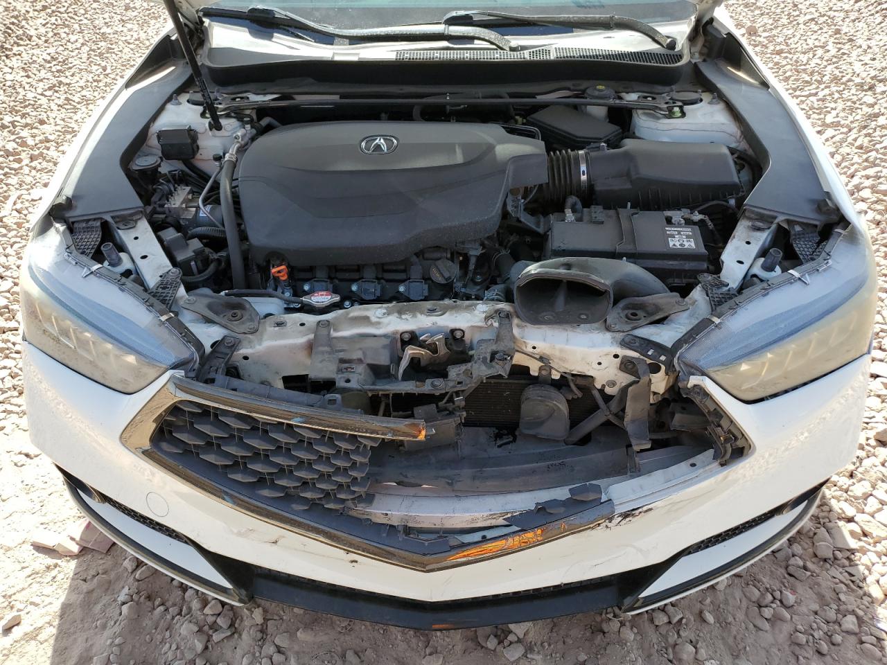 2018 Acura TLX VIN 19UUB2F63JA000669 Copart auction photo, front end / side damage thumbnail 13