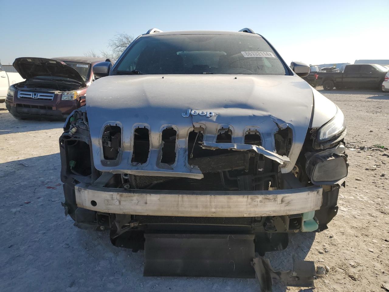 2016 Jeep Grand Cherokee VIN 1C4PJLCS0GW281850 Copart auction photo, front end damage thumbnail 5