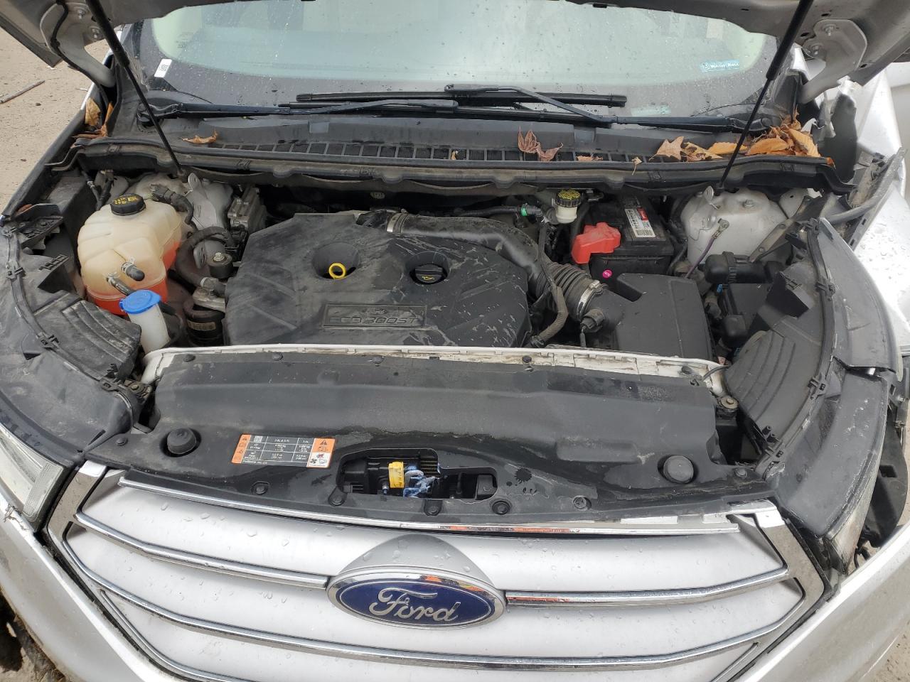2015 Ford Edge VIN 2FMTK4J90FBB34876 Copart auction photo, front end / minor dent/scratches damage thumbnail 12