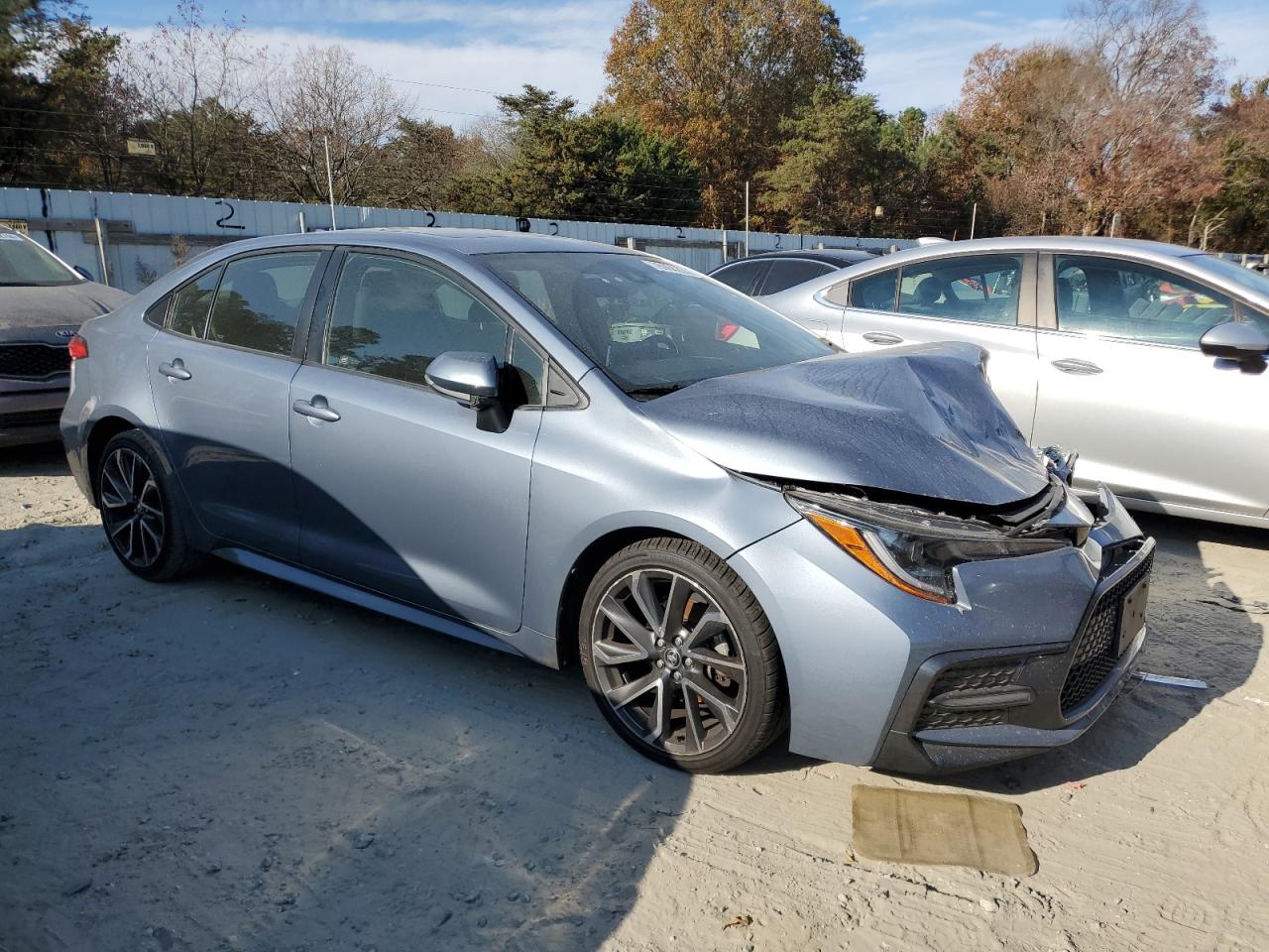 2020 Toyota Corolla VIN JTDP4RCE0LJ037577 Copart auction photo, front end damage thumbnail 4