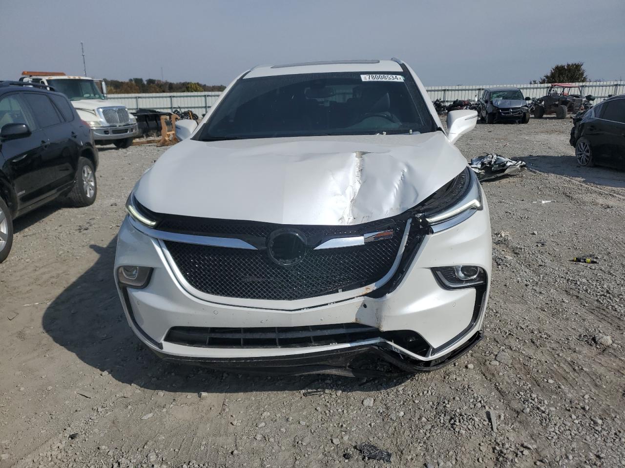 2022 Buick Enclave VIN 5GAERBKW8NJ127641 Copart auction photo, front end / minor dent/scratches damage thumbnail 5