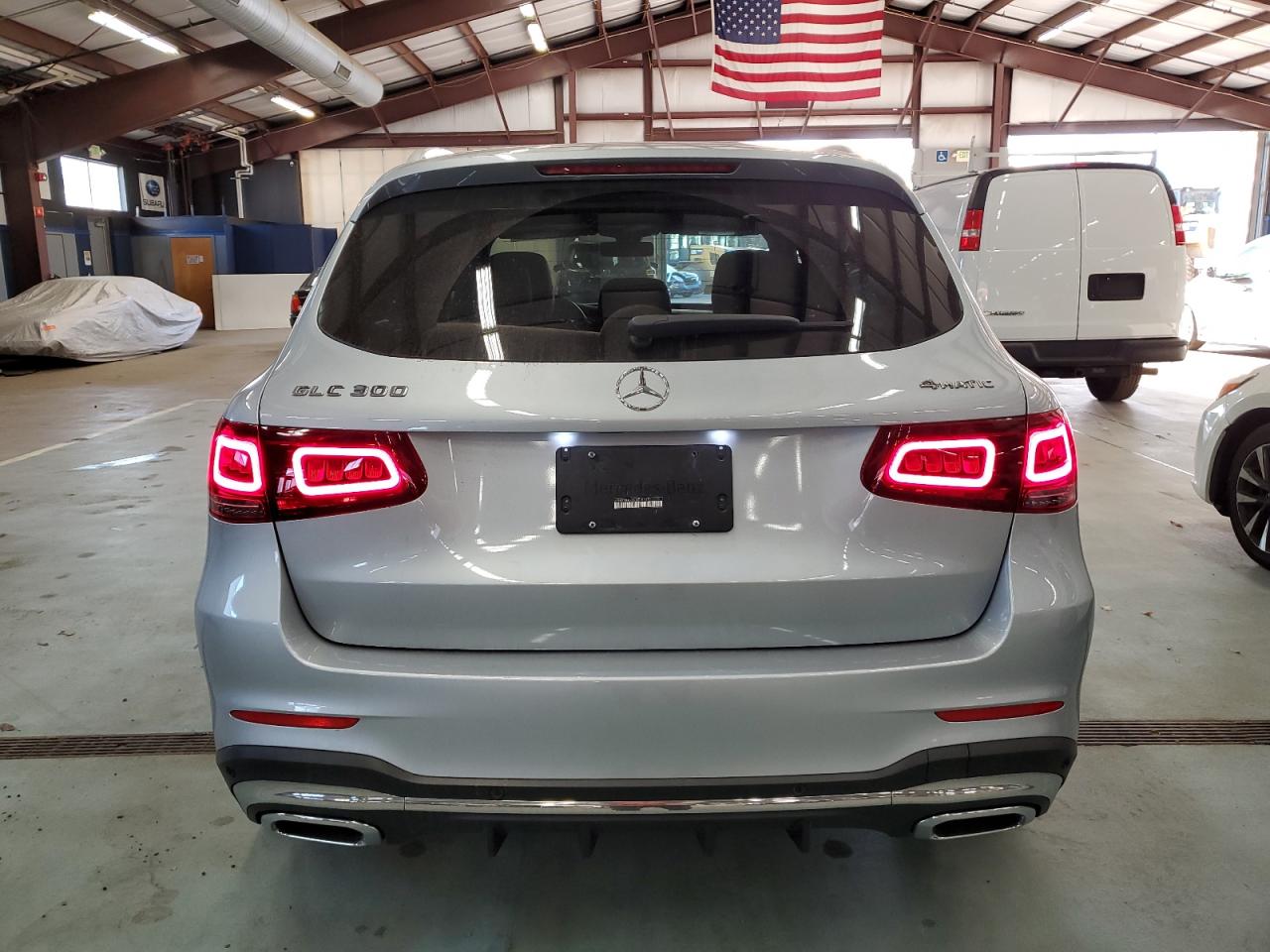 2021 Mercedes-Benz GLC VIN W1N0G8EBXMF987870 Copart auction photo, front end / minor dent/scratches damage thumbnail 6