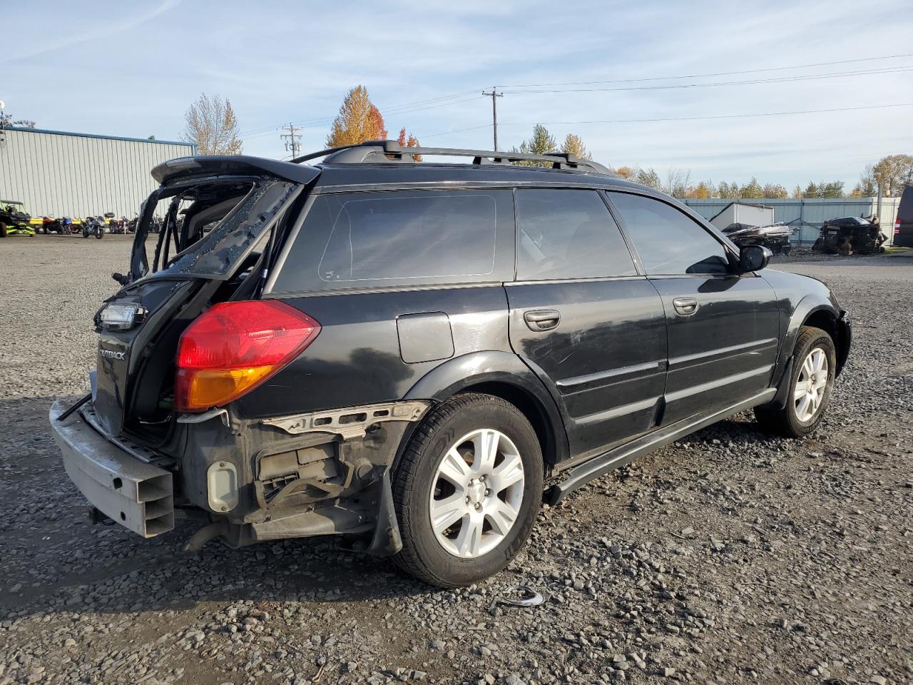2005 Subaru Legacy VIN 4S4BP61C457304801 Copart auction photo, rear end / front end damage thumbnail 3