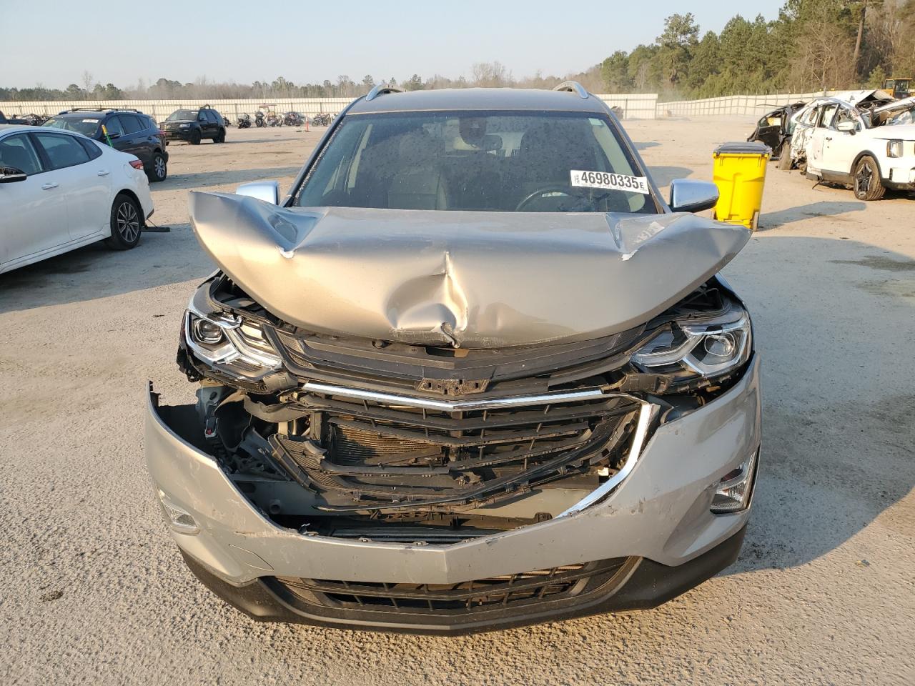 2018 Chevrolet Equinox VIN 3GNAXMEV7JS587584 Copart auction photo, front end damage thumbnail 5