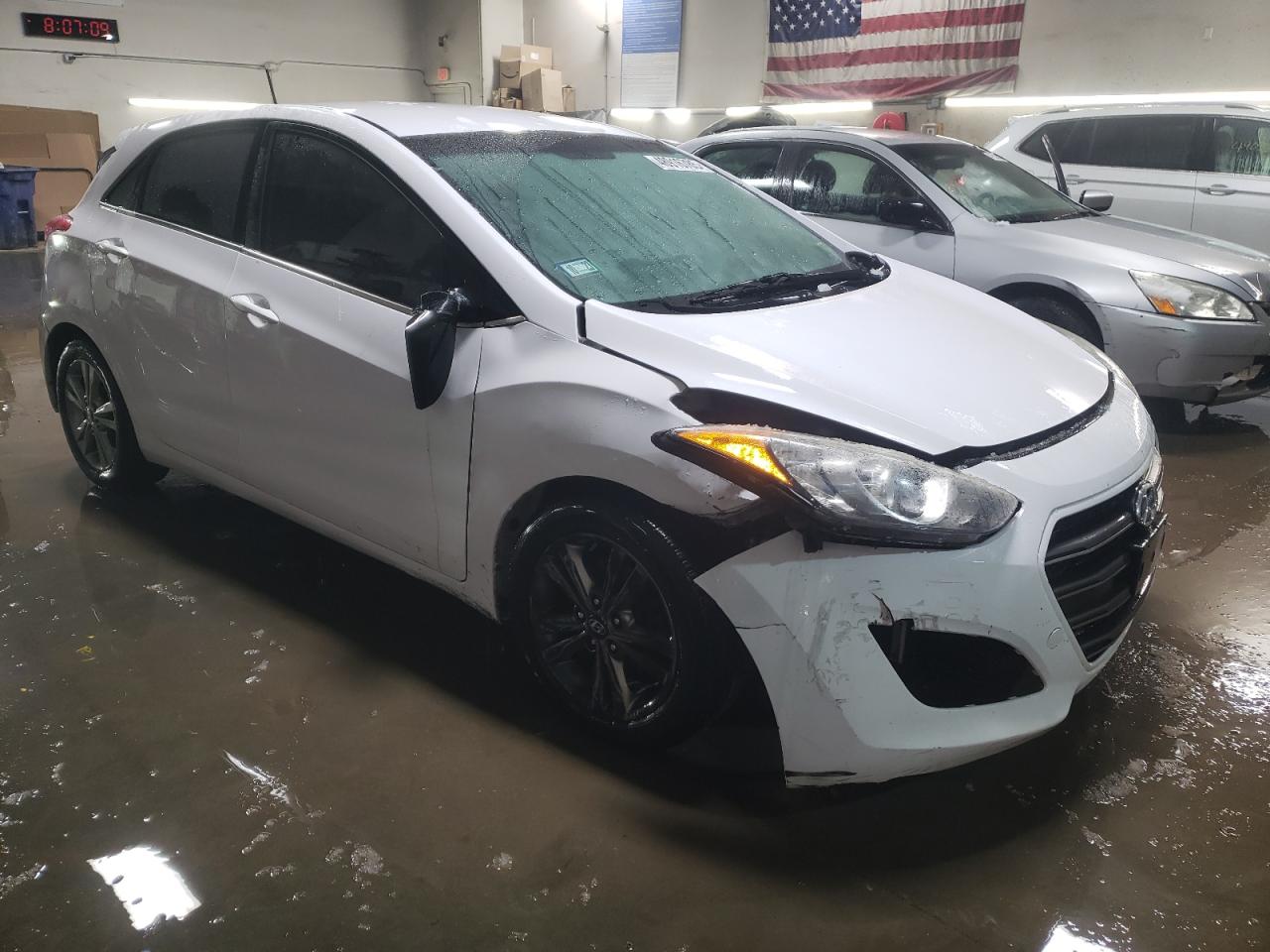 2016 Hyundai Elantra VIN KMHD35LH9GU252139 Copart auction photo, front end / side damage thumbnail 4