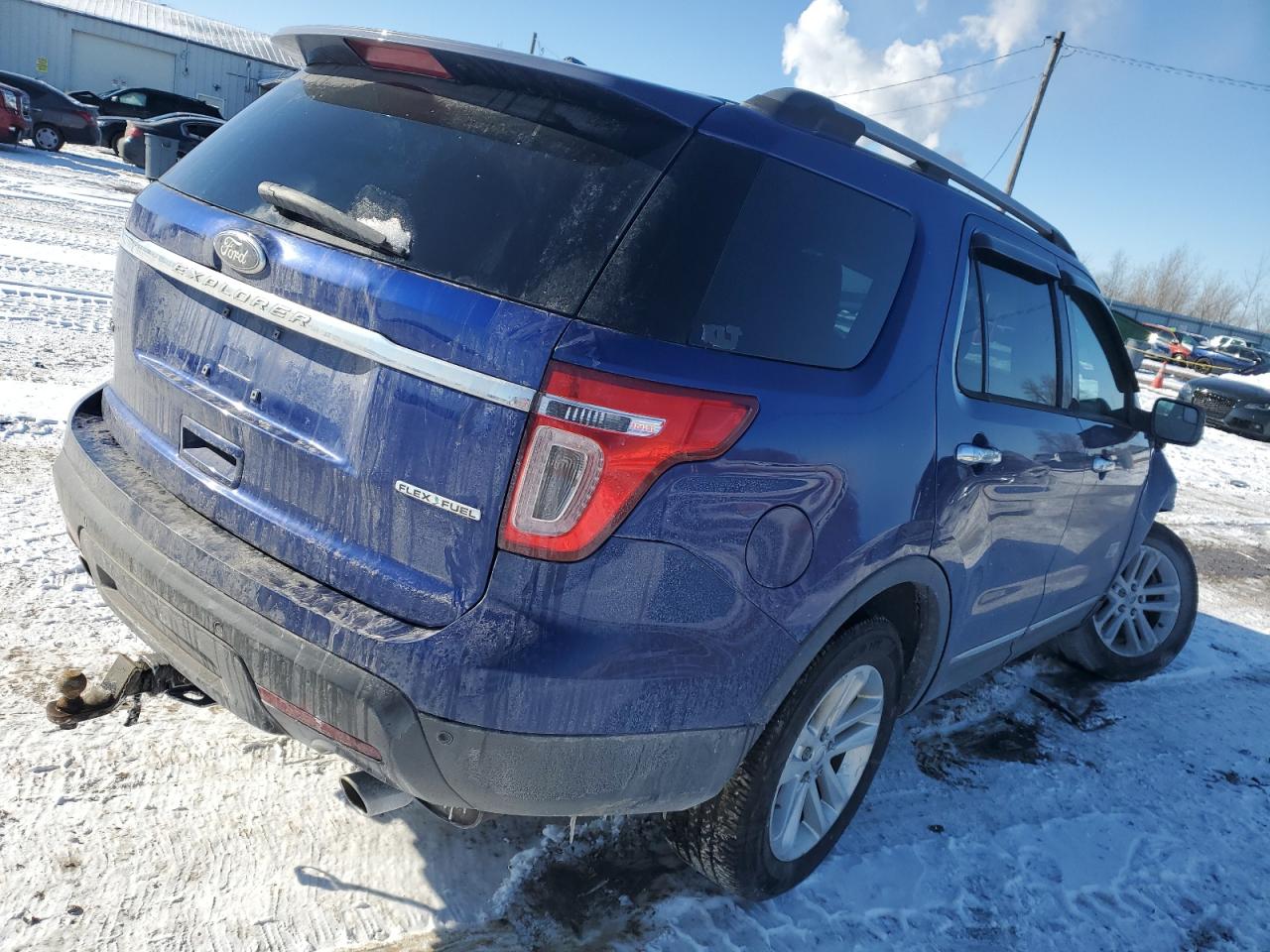 2013 Ford Explorer VIN 1FM5K7D80DGB68903 Copart auction photo, front end damage thumbnail 3