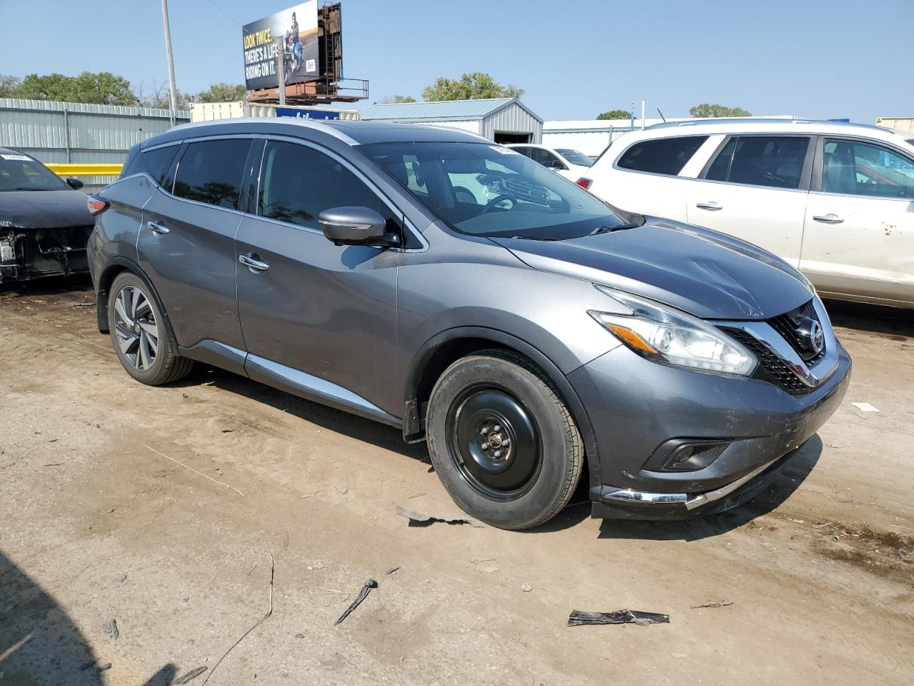 2015 Nissan Murano VIN 5N1AZ2MH2FN259280 Copart auction photo, front end damage thumbnail 4