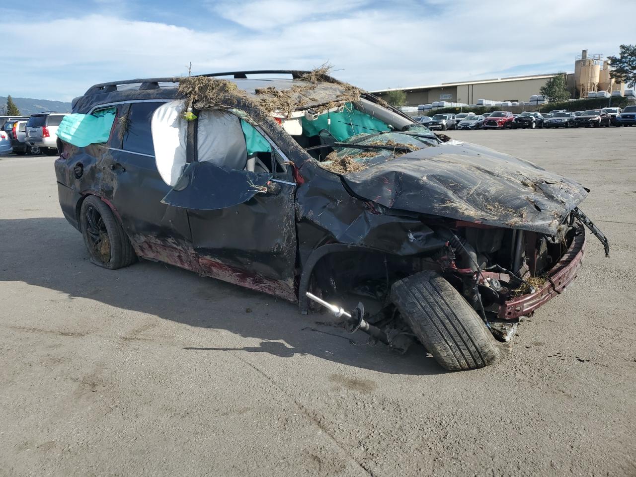 2019 Subaru Ascent VIN 4S4WMALD2K3403784 Copart auction photo, rollover damage thumbnail 4