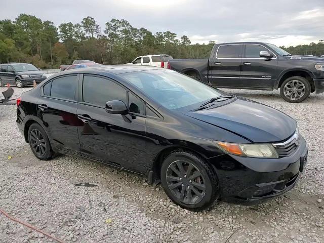2012 Honda Civic VIN 2HGFB2F82CH335971 Copart auction photo, water/flood / side damage thumbnail 13