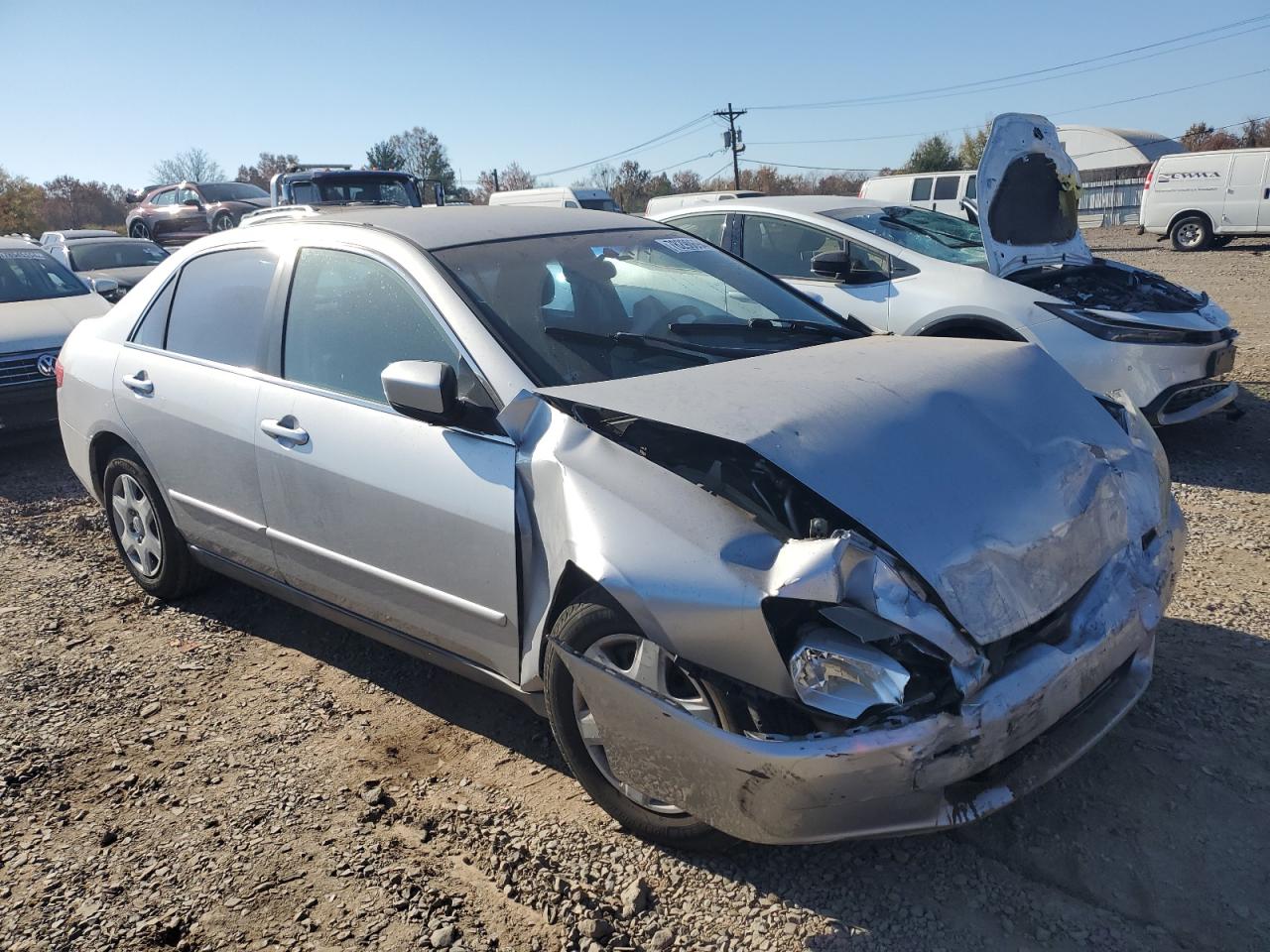 2005 Honda Accord VIN 3HGCM56485G712771 Copart auction photo, front end damage thumbnail 4