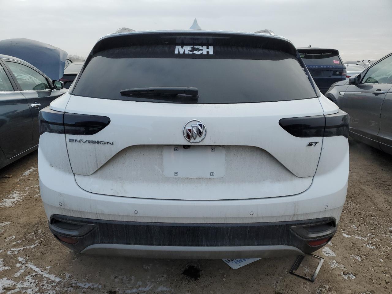 2022 Buick Envision VIN LRBAZLR47ND049177 Copart auction photo, side damage thumbnail 6