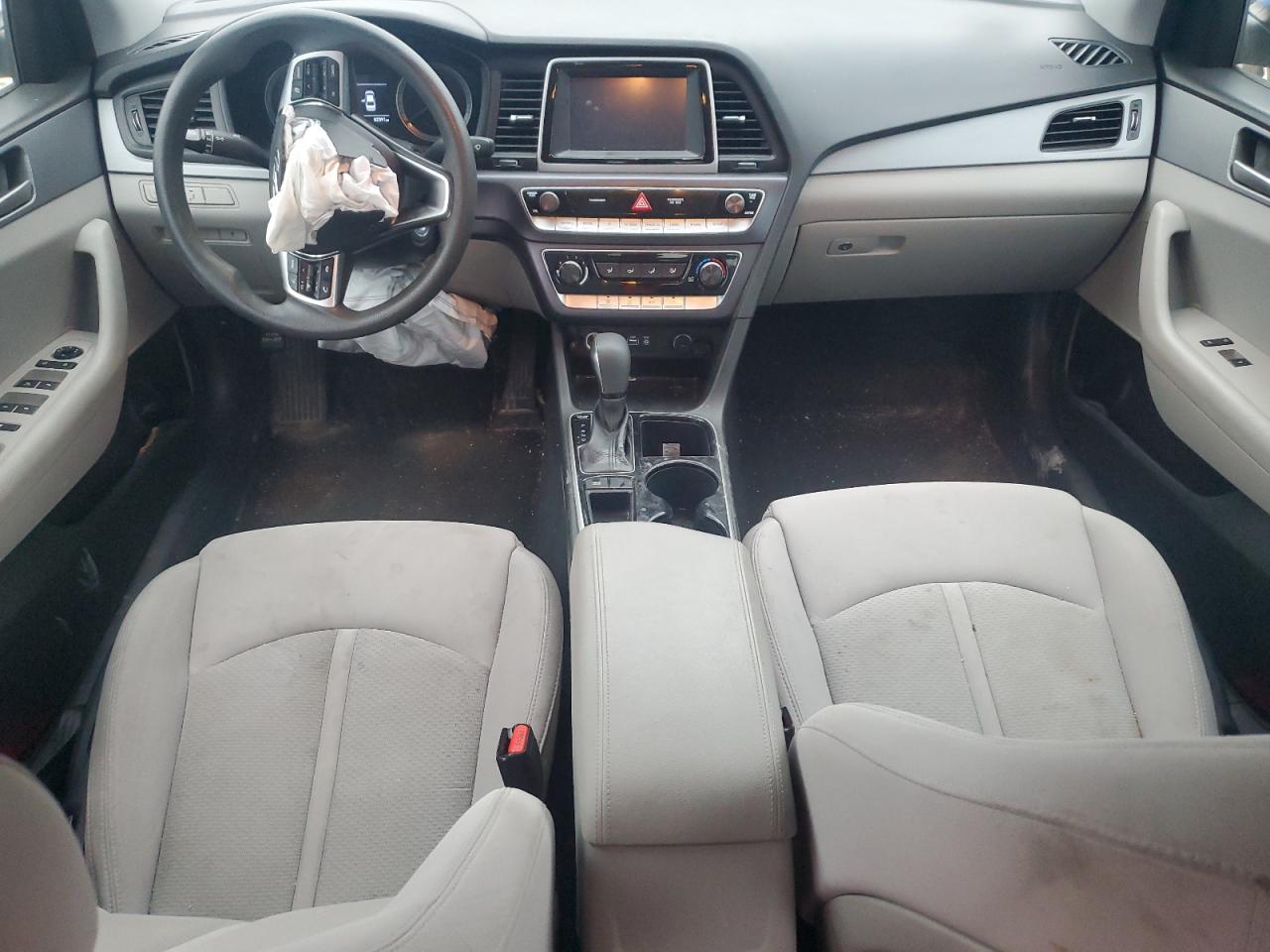 2019 Hyundai Sonata VIN 5NPE24AF4KH783341 Copart auction photo, front end / undercarriage damage thumbnail 8