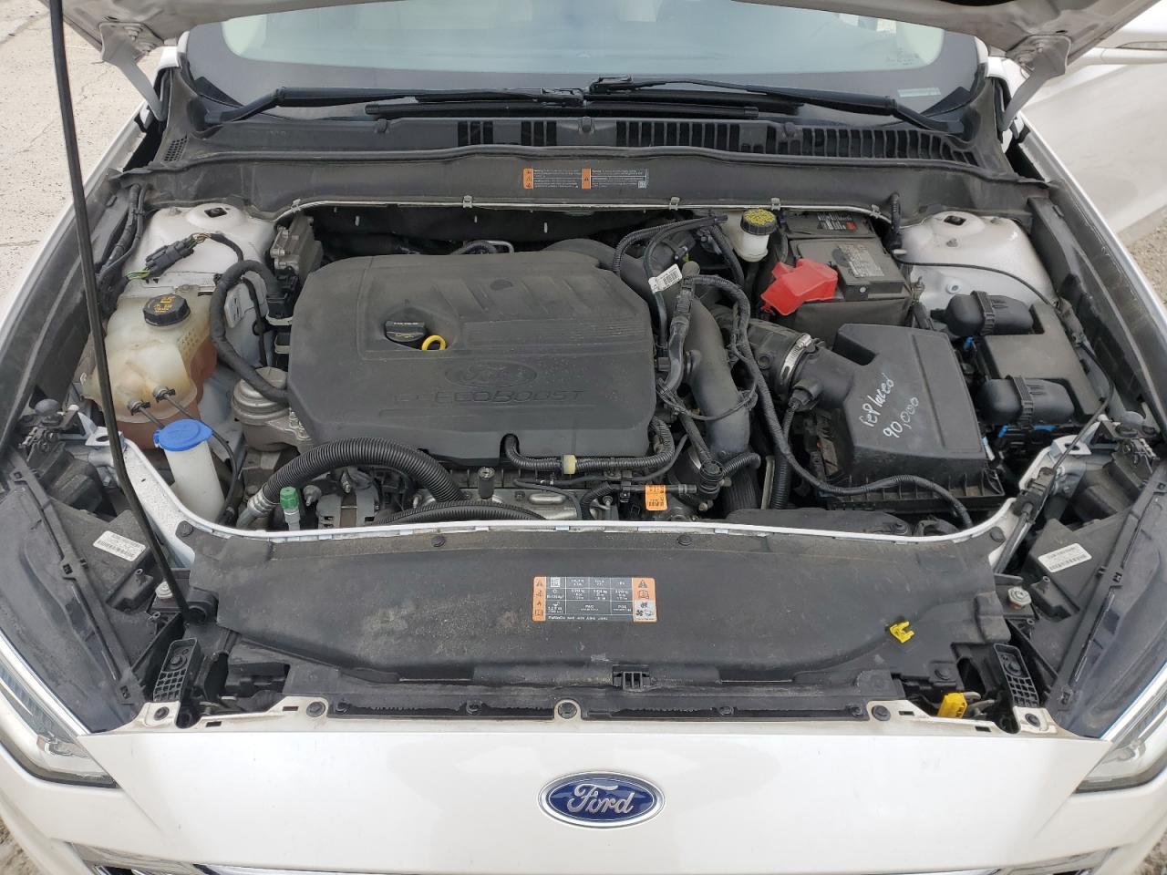 2018 Ford Fusion VIN 3FA6P0HD7JR190528 Copart auction photo, normal wear damage thumbnail 11