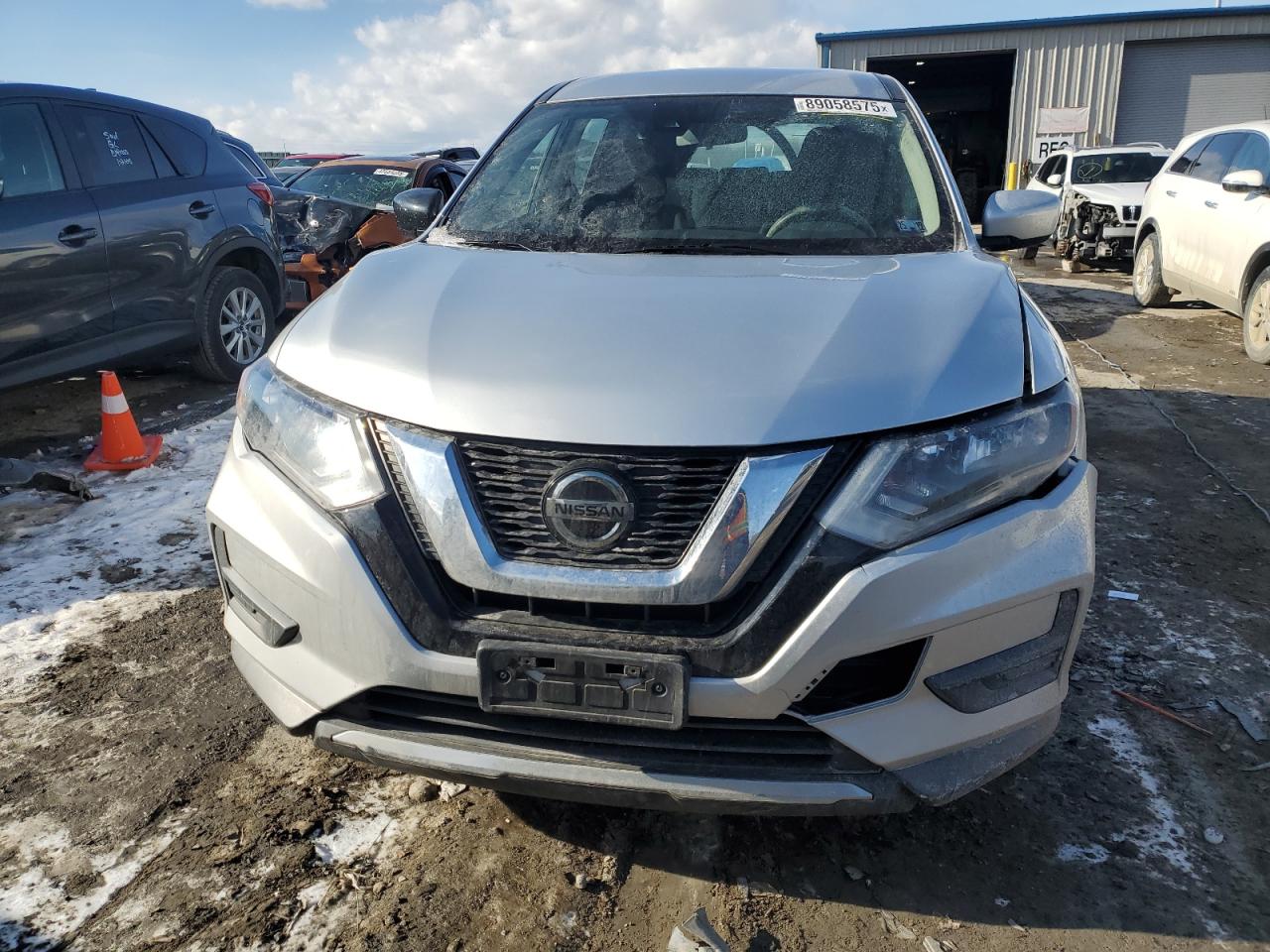 2019 Nissan Rogue VIN KNMAT2MV8KP509504 Copart auction photo, rear end / front end damage thumbnail 5