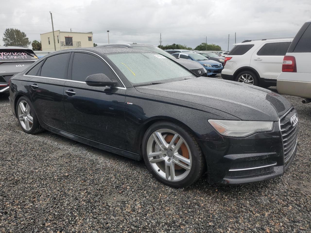 2016 Audi A6 VIN WAUGFAFC3GN040619 Copart auction photo, water/flood damage thumbnail 4