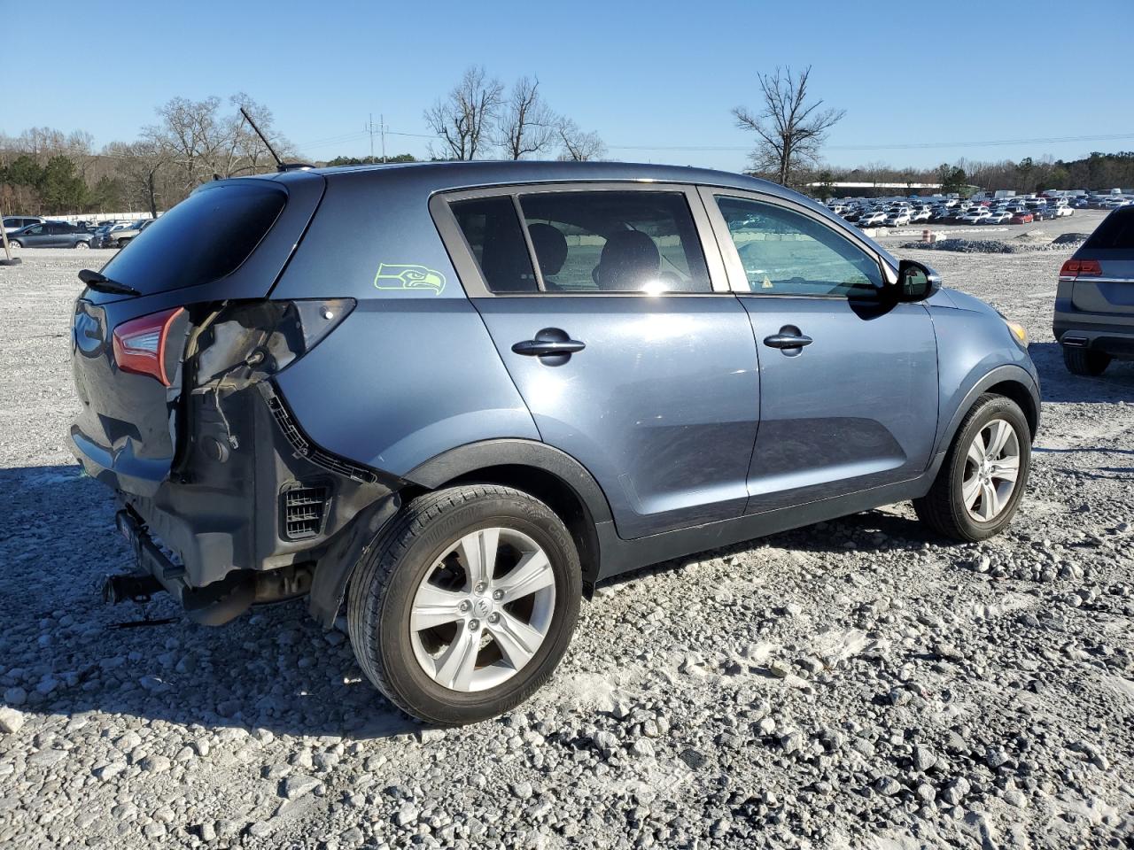 2013 KIA Sportage VIN KNDPB3A2XD7376583 Copart auction photo, rear end damage thumbnail 3