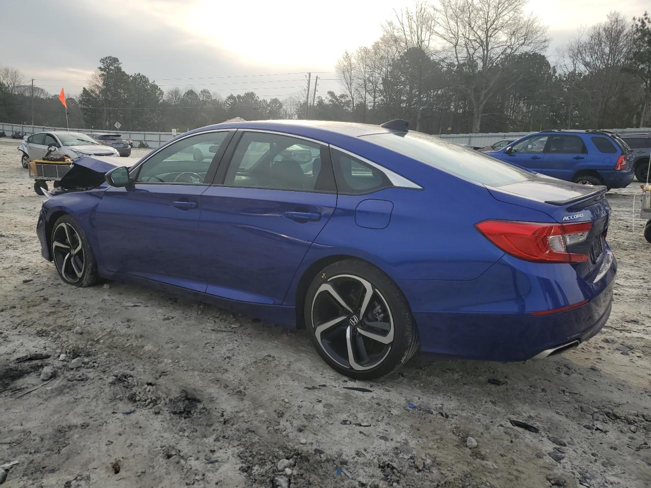 2022 Honda Accord VIN 1HGCV1F31NA121676 Copart auction photo, front end damage thumbnail 2