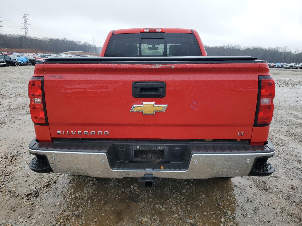2014 Chevrolet Silverado VIN 3GCUKREC2EG208953 Copart auction photo, burn - engine damage thumbnail 6
