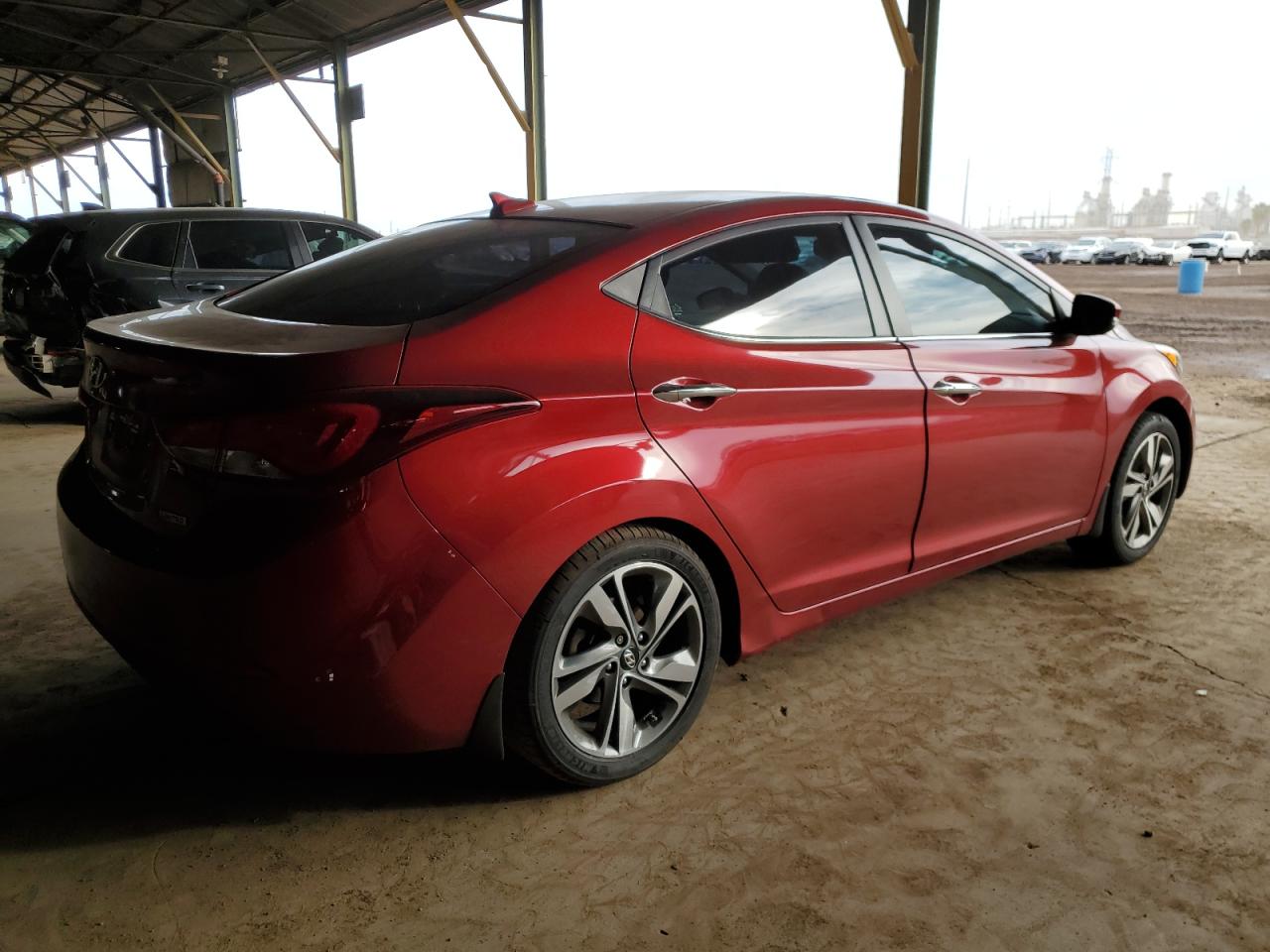 2016 Hyundai Elantra VIN 5NPDH4AE7GH713275 Copart auction photo, front end damage thumbnail 3