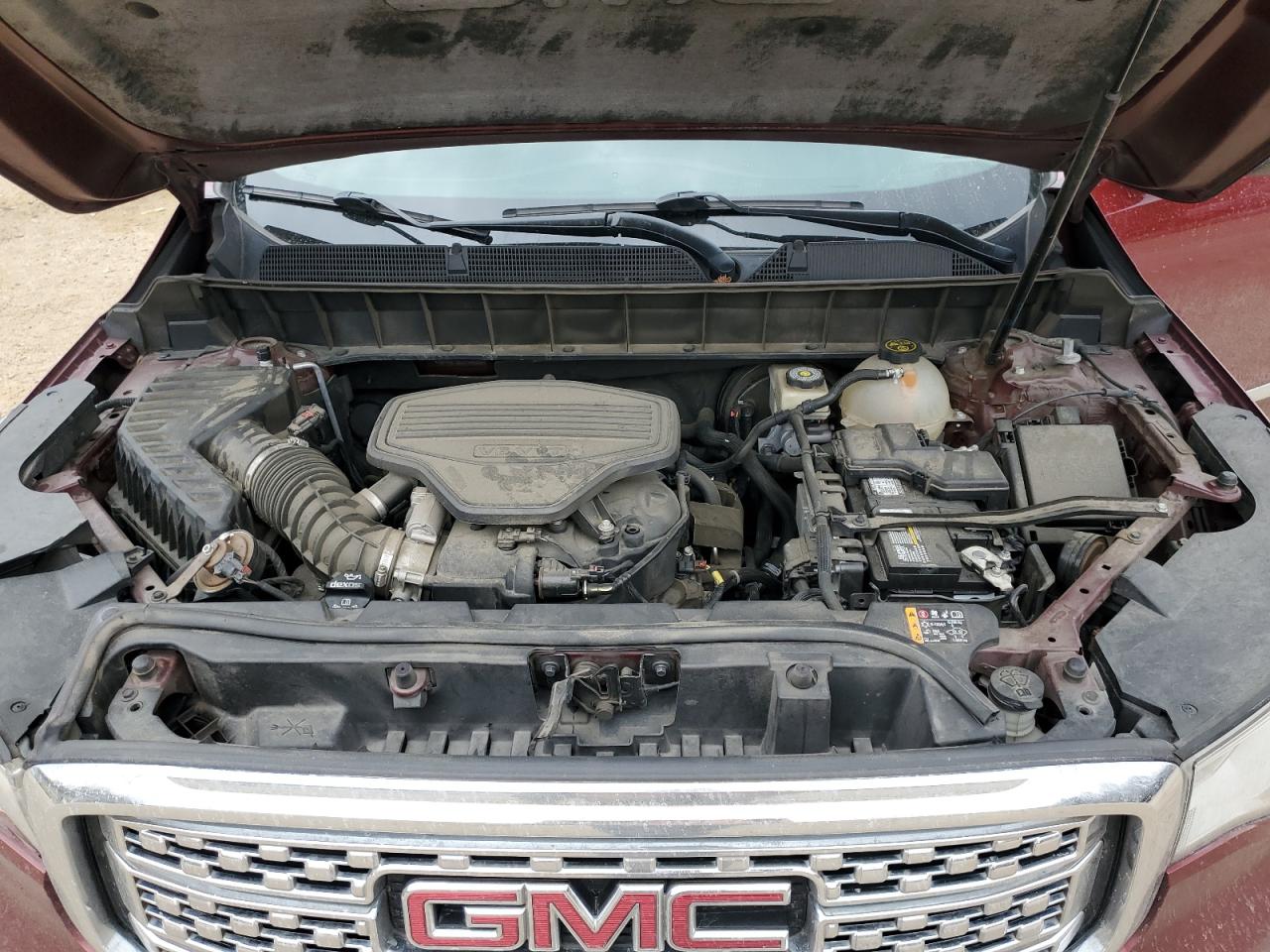 2017 GMC Acadia VIN 1GKKNPLSXHZ295250 Copart auction photo, front end / side damage thumbnail 14