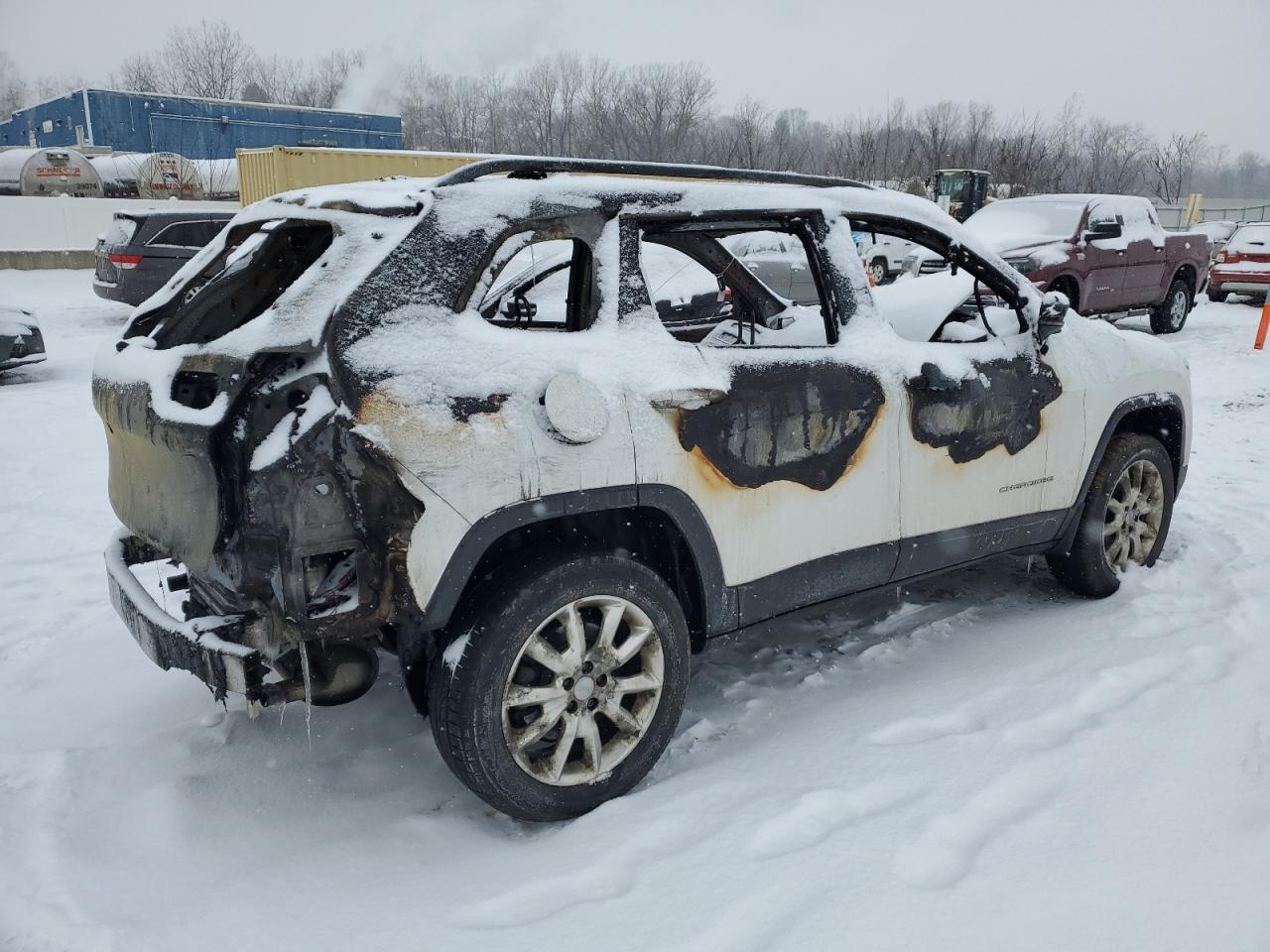 2015 Jeep Grand Cherokee VIN 1C4PJMDS4FW626140 Copart auction photo, burn - interior damage thumbnail 3