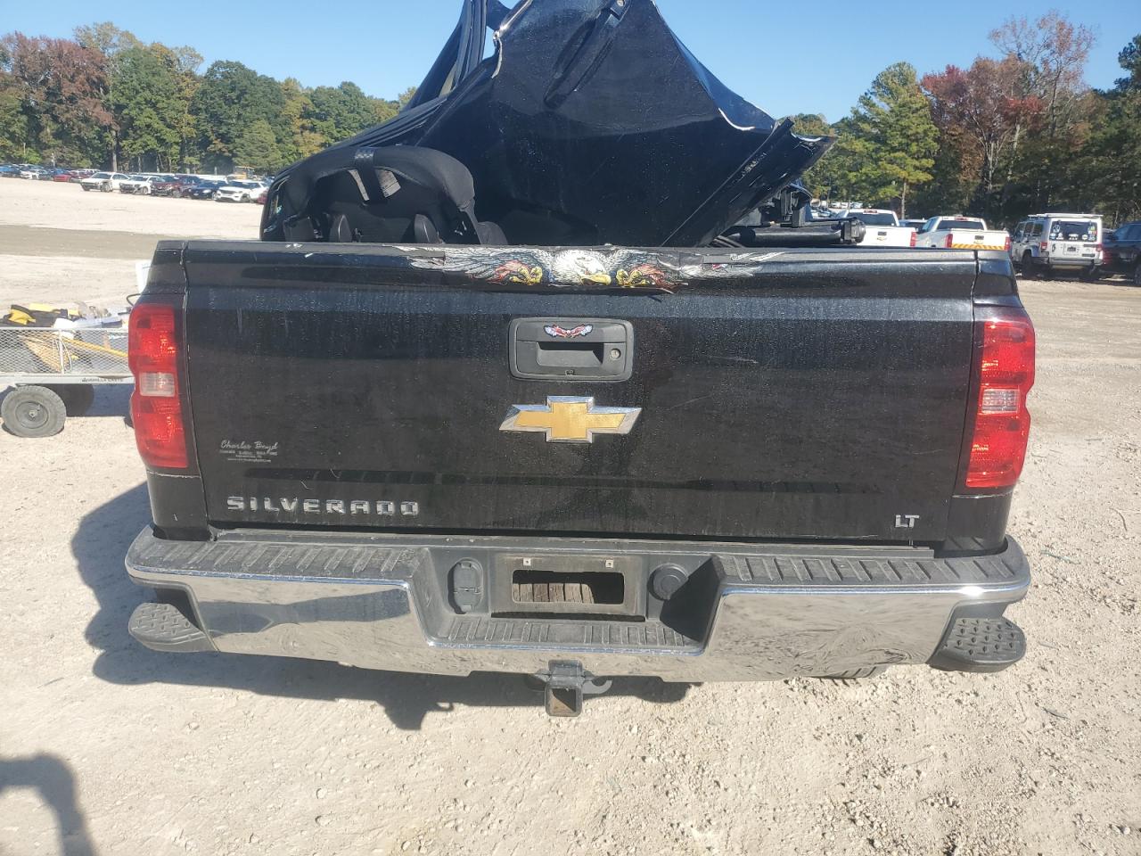 2017 Chevrolet Silverado VIN 3GCUKREC7HG275312 Copart auction photo, front end / side damage thumbnail 6