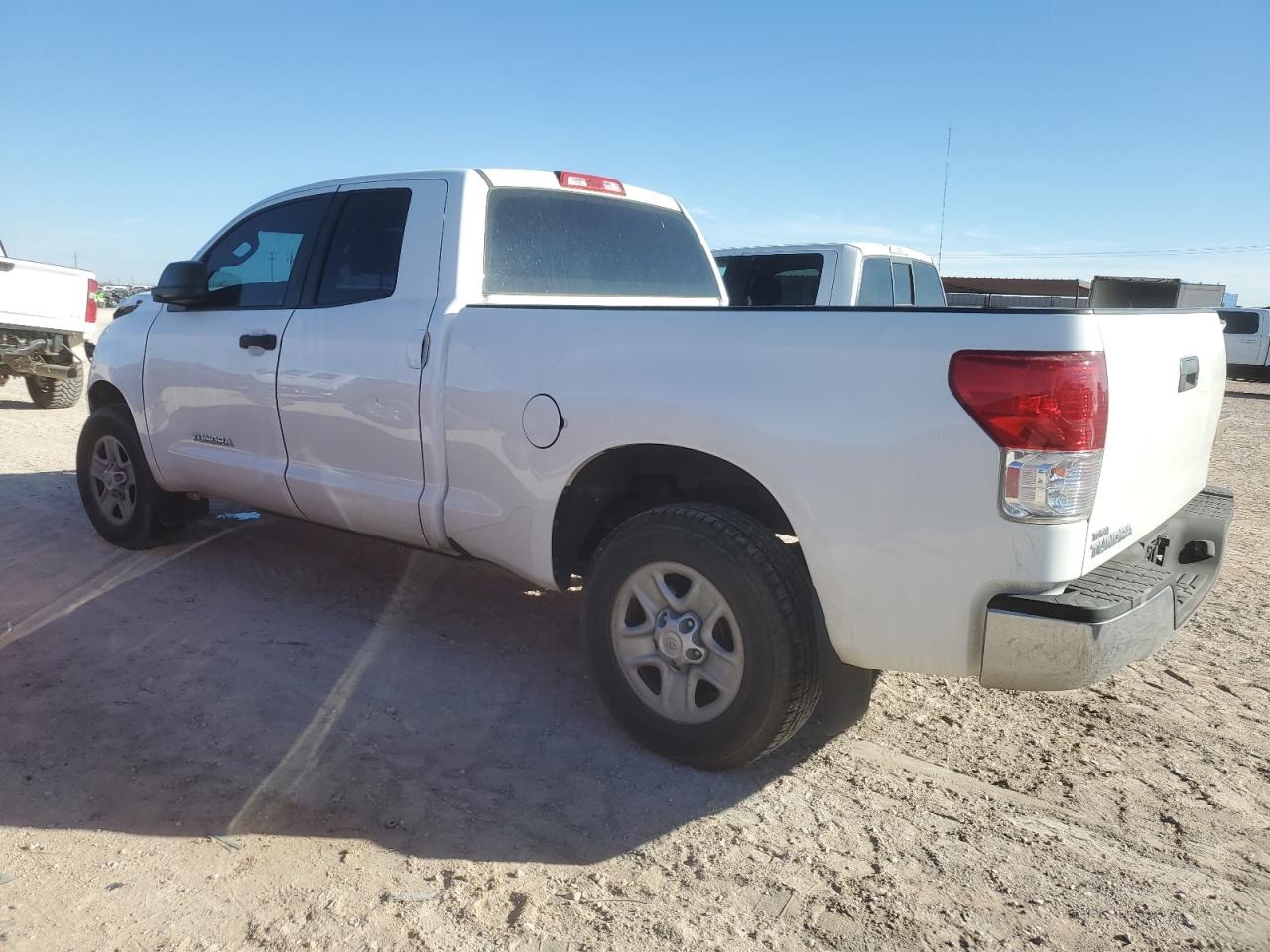 2013 Toyota Tundra VIN 5TFRM5F11DX063730 Copart auction photo, front end / undercarriage damage thumbnail 2