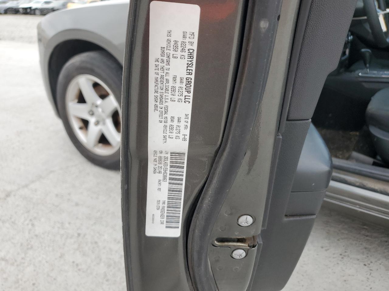 2009 Dodge Charger VIN 2B3LA33V59H638063 Copart auction photo, mechanical / minor dent/scratches damage thumbnail 12