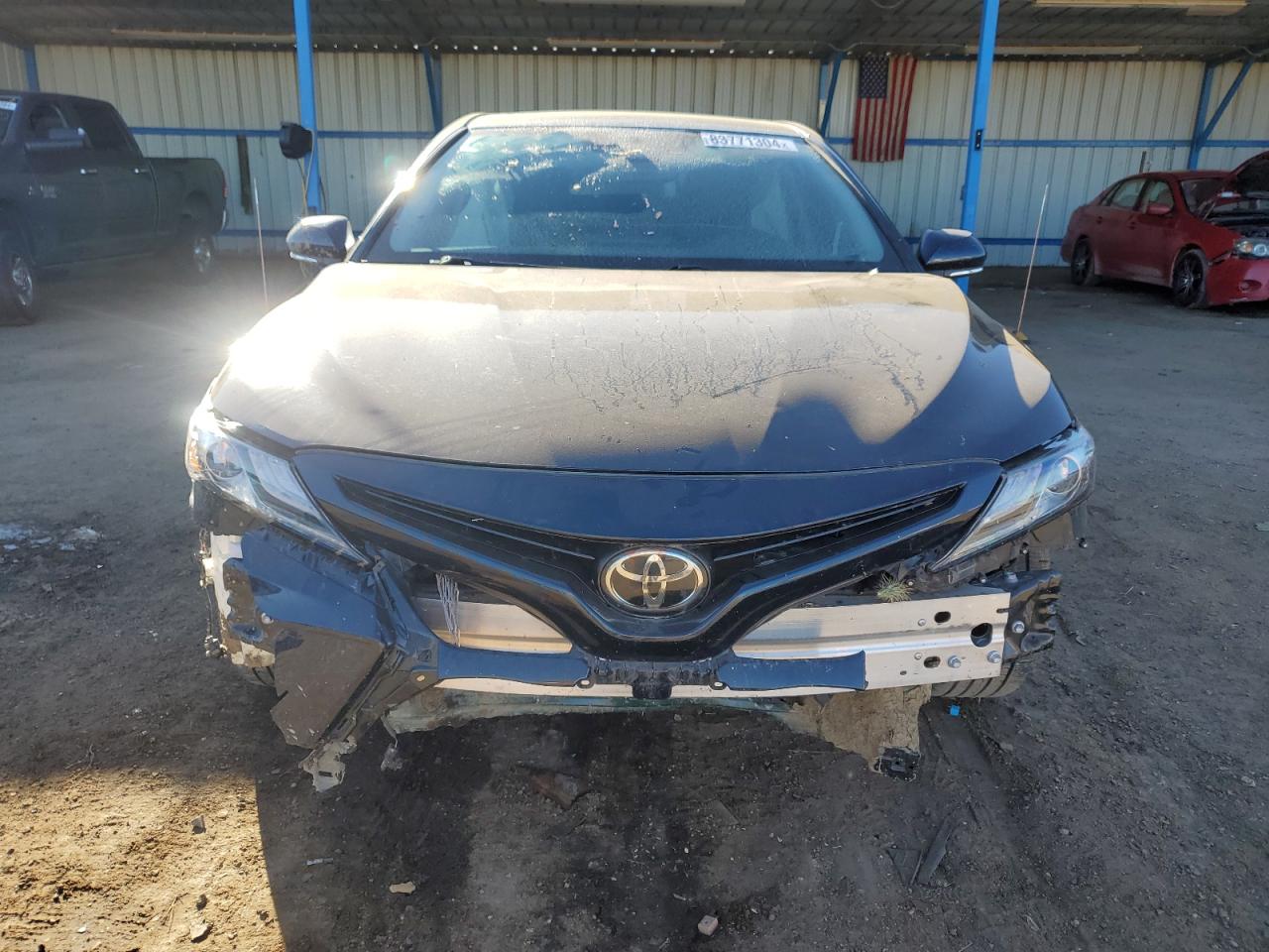 2021 Toyota Camry VIN 4T1K61BK0MU028192 Copart auction photo, front end / rear end damage thumbnail 5