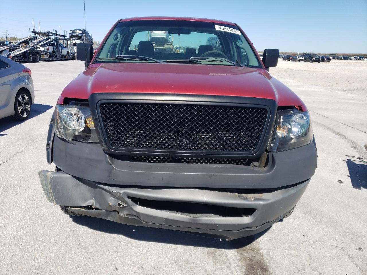 2008 Ford F-150 VIN 1FTRF12248KD87646 Copart auction photo, front end damage thumbnail 5