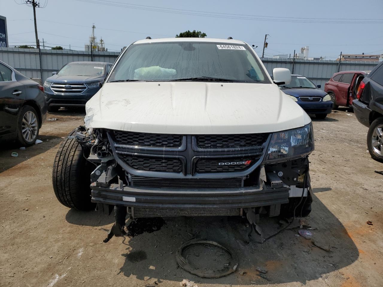 2020 Dodge Journey VIN 3C4PDCGB2LT206147 Copart auction photo, front end / side damage thumbnail 5