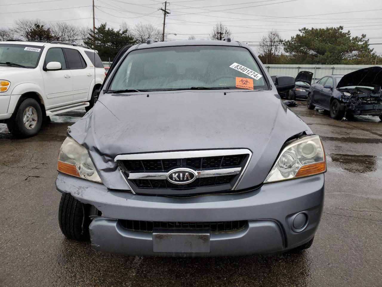 2009 KIA Sorento VIN KNDJC735695868614 Copart auction photo, all over / undercarriage damage thumbnail 5