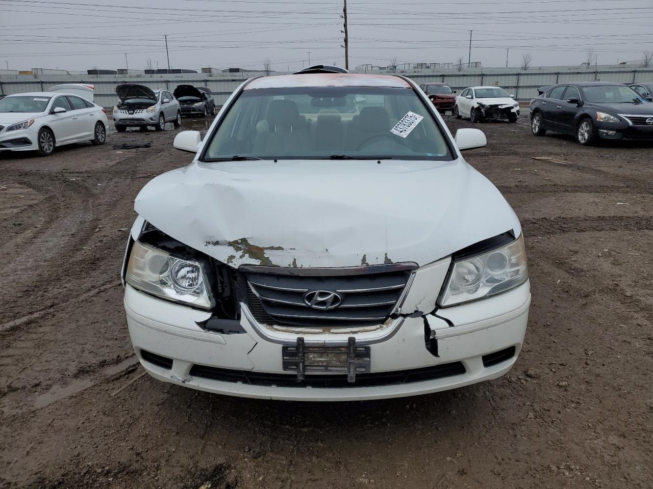 2009 Hyundai Sonata VIN 5NPET46C19H503669 Copart auction photo, front end damage thumbnail 5